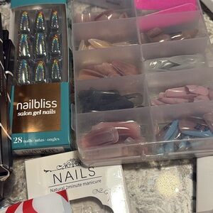 Press on nail sets—curv life lamp, portable handled up/led nail lamp.